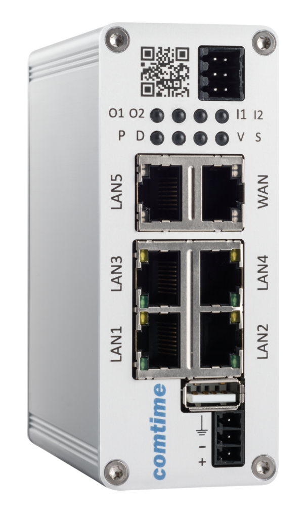 Industrieller Gigabit LAN WAN Router für die Hutschiene | comtime